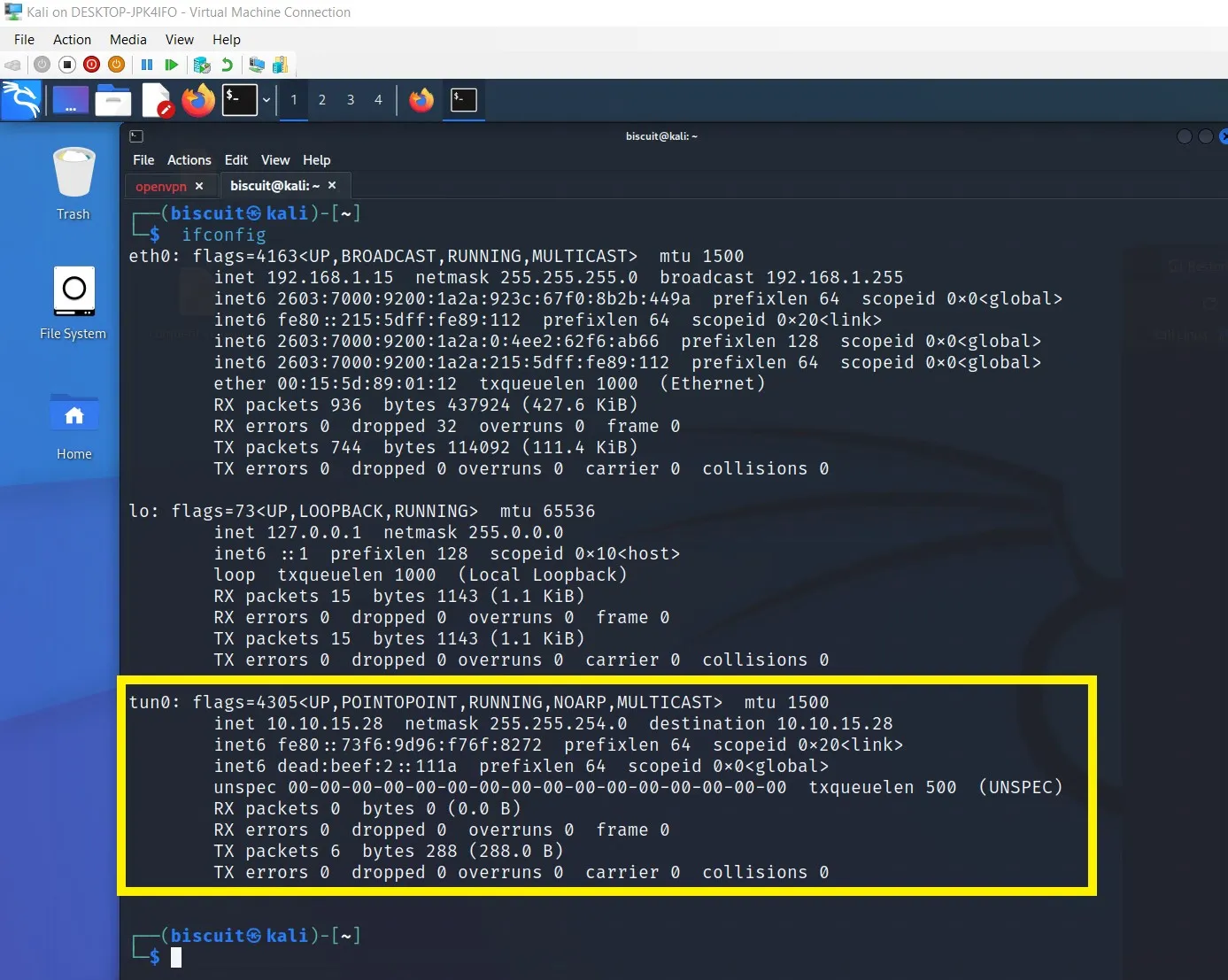 OpenVPN Virtual tunnel adapter