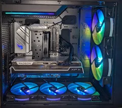 LLM Workstation with RGB lighting