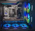 LLM Workstation with RGB lighting