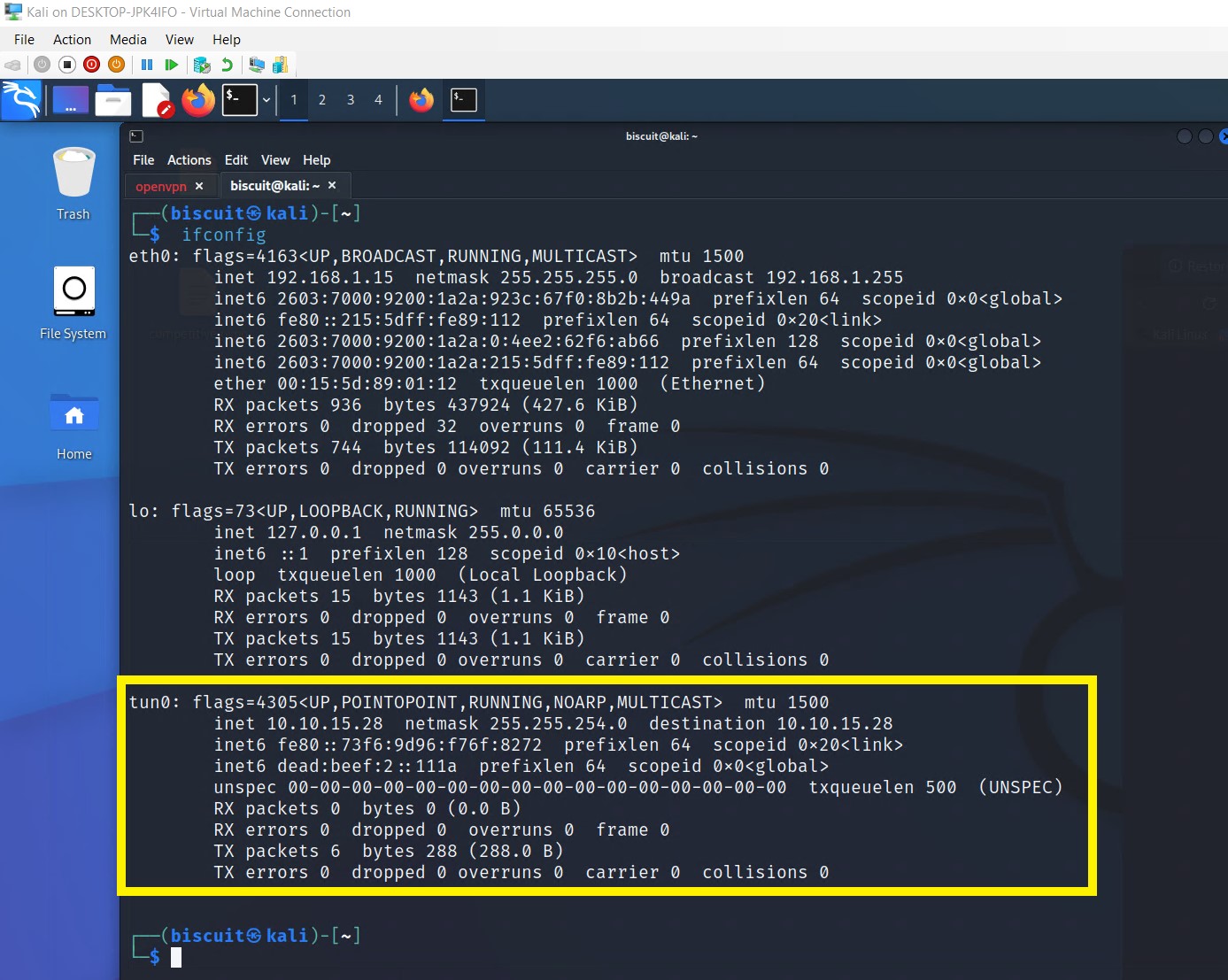 OpenVPN Virtual tunnel adapter